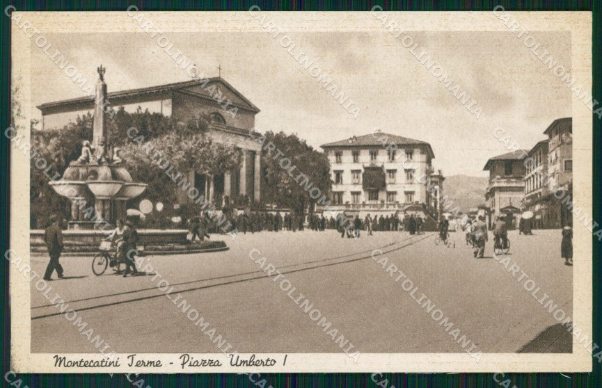 Pistoia Montecatini cartolina WX1997 – fronte