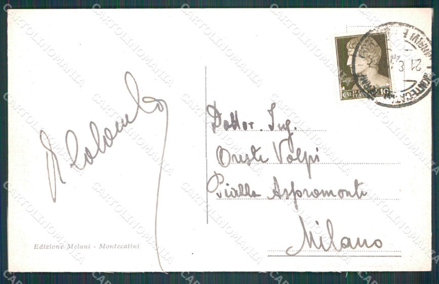 Pistoia Montecatini cartolina WX1997 – retro