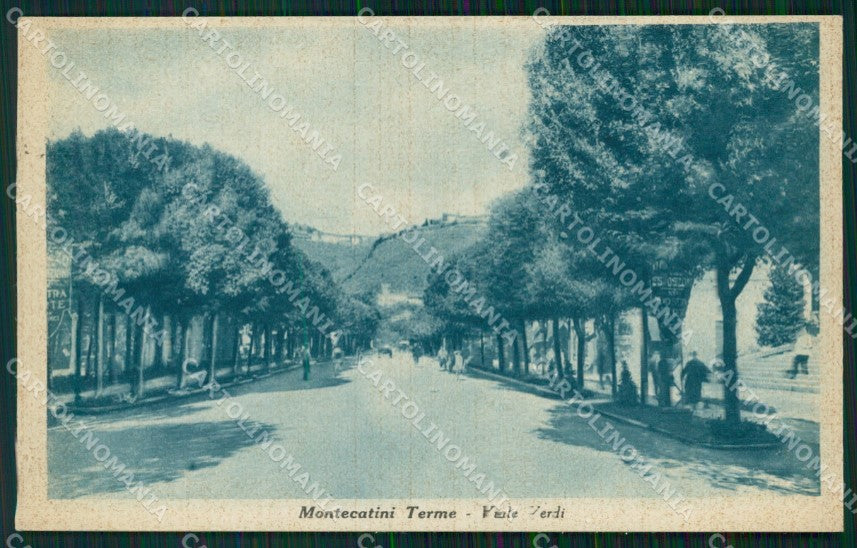 Pistoia Montecatini Viale Verdi cartolina WX2004 – fronte