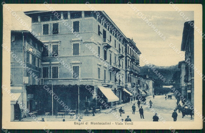 Pistoia Montecatini Viale Verdi cartolina WX2006 – fronte