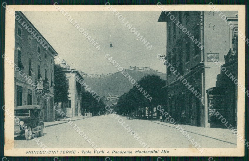 Pistoia Montecatini Viale Verdi Montecatini Alto cartolina WX2007 – fronte