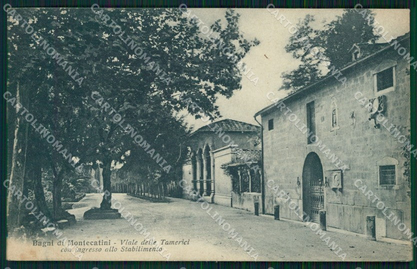 Pistoia Montecatini Stabilimento Tamerici cartolina WX2009 – fronte