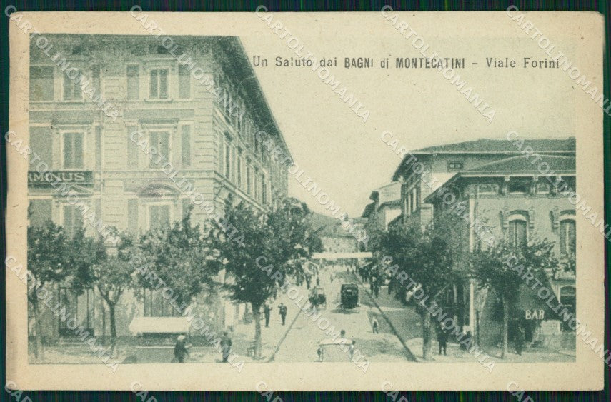 Pistoia Montecatini Viale Forini cartolina WX2013 – fronte