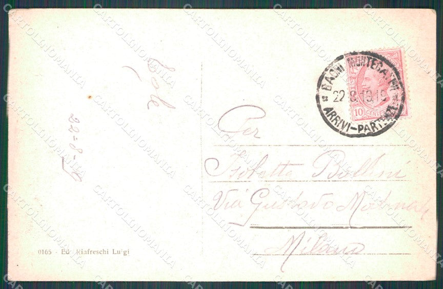Pistoia Montecatini Viale Forini cartolina WX2013 – retro