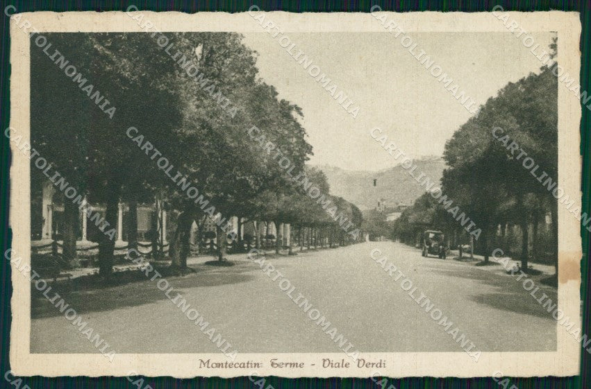 Pistoia Montecatini Viale Verdi cartolina WX2021 – fronte