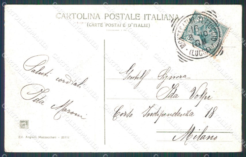 Pistoia Montecatini Viale alla Torretta cartolina WX2024 – retro