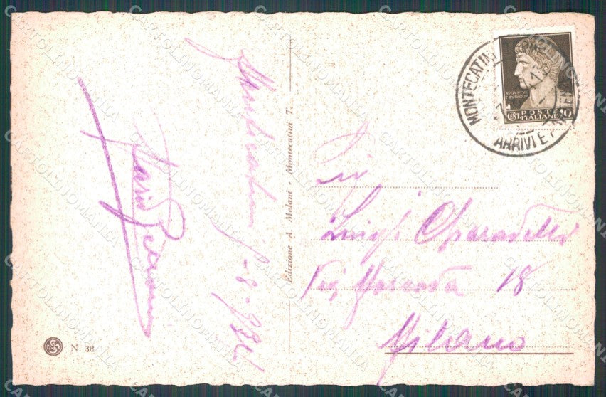 Pistoia Montecatini Corso Roma Auto cartolina WX2027 – retro