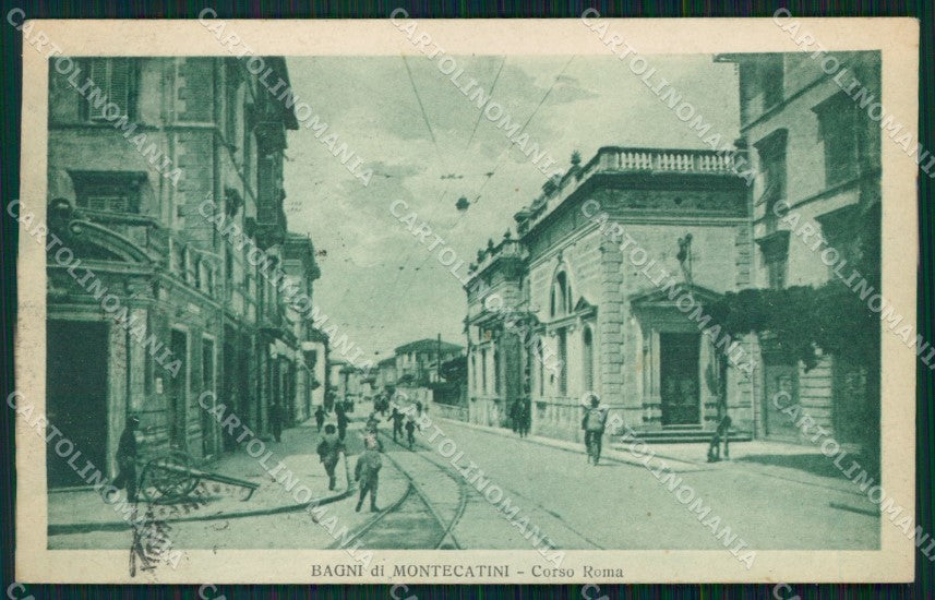 Pistoia Montecatini Corso Roma cartolina WX2030 – fronte