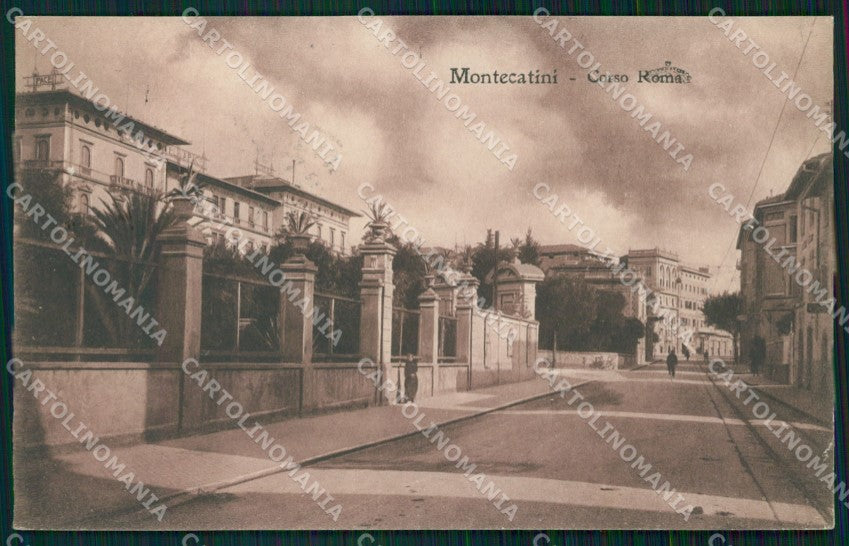 Pistoia Montecatini Corso Roma cartolina WX2031 – fronte