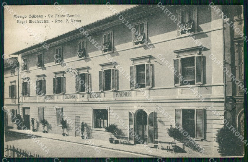 Pistoia Montecatini Albergo Colonna cartolina WX2033 – fronte