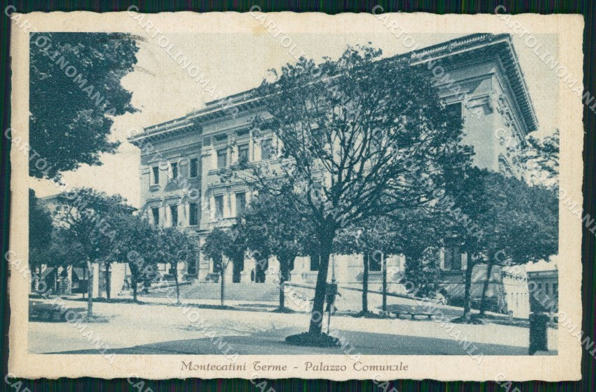 Pistoia Montecatini Palazzo Comunale cartolina WX2035 – fronte