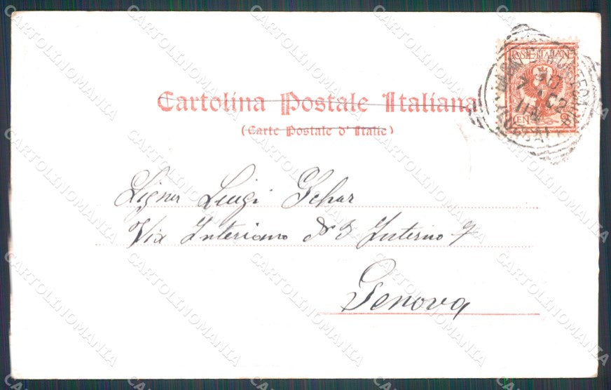 Pistoia Montecatini Regie Terme di Rilievo cartolina WX2042 – retro