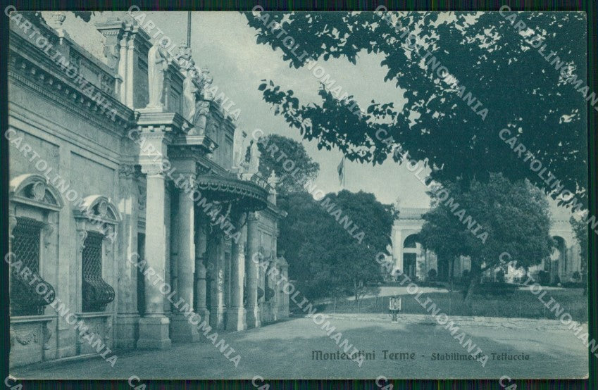 Pistoia Montecatini Stabilimento Tettuccio cartolina WX2045 – fronte