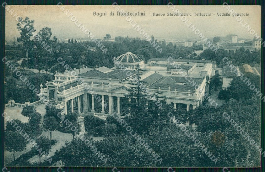 Pistoia Montecatini Stabilimento Tettuccio cartolina WX2046 – fronte