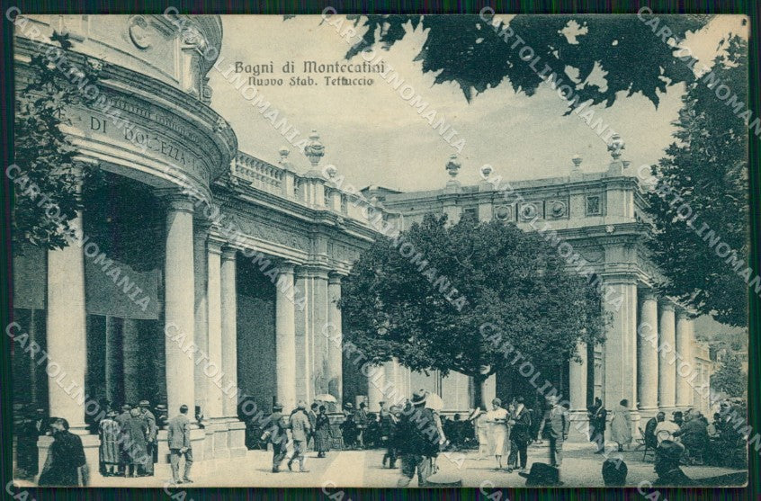 Pistoia Montecatini Stabilimento Tettuccio cartolina WX2048 – fronte