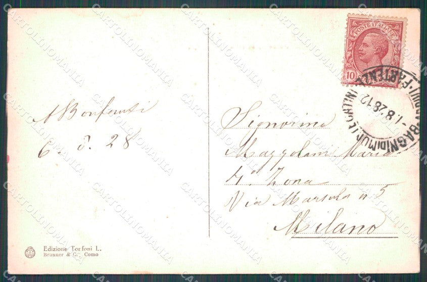 Pistoia Montecatini Stabilimento Tettuccio cartolina WX2048 – retro