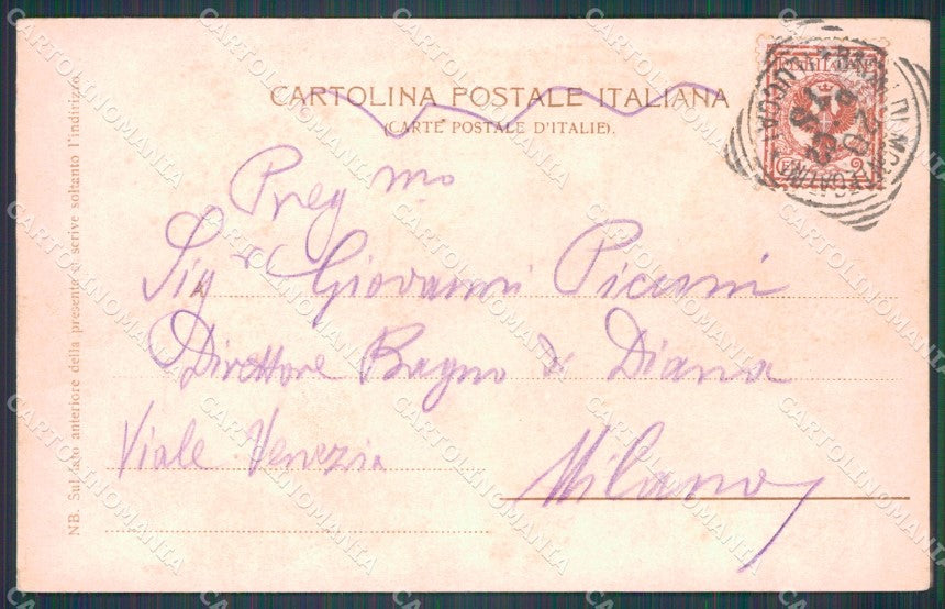 Pistoia Montecatini Stabilimento Tettuccio Carrozza cartolina WX2054 – retro