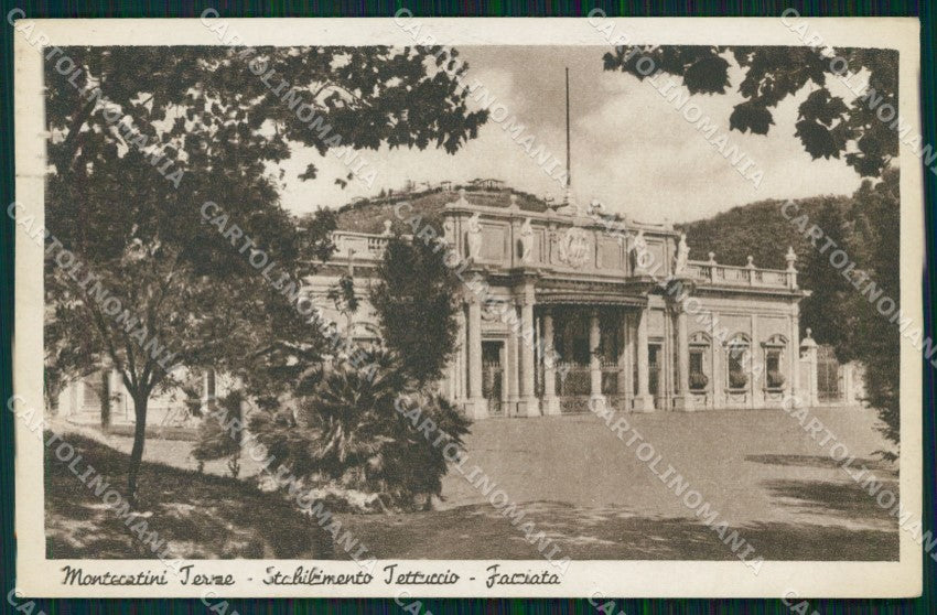 Pistoia Montecatini Stabilimento Tettuccio cartolina WX2059 – fronte