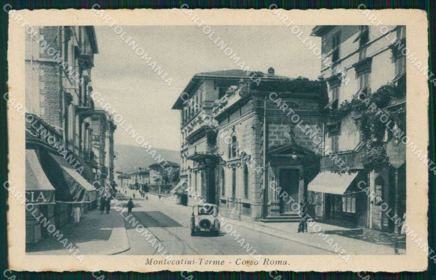 Pistoia Montecatini Corso Roma Auto cartolina WX2061 – fronte