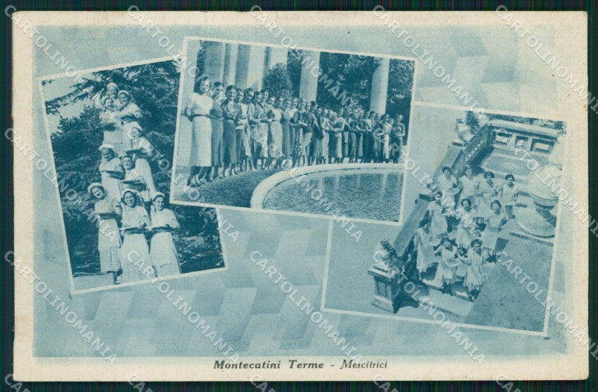 Pistoia Montecatini Mescitrici cartolina WX2066 – fronte