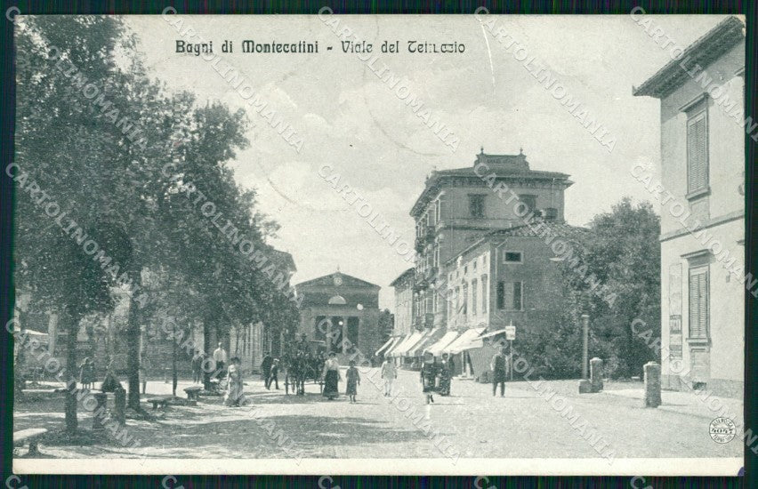 Pistoia Montecatini Viale del Tettuccio Alterocca 4047 cartolina WX2070 – fronte