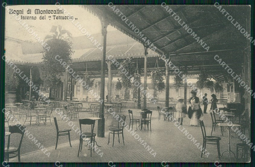 Pistoia Montecatini Stabilimento Tettuccio cartolina WX2076 – fronte
