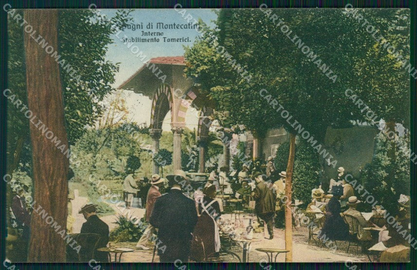 Pistoia Montecatini Stabilimento Tamerici cartolina WX2077 – fronte