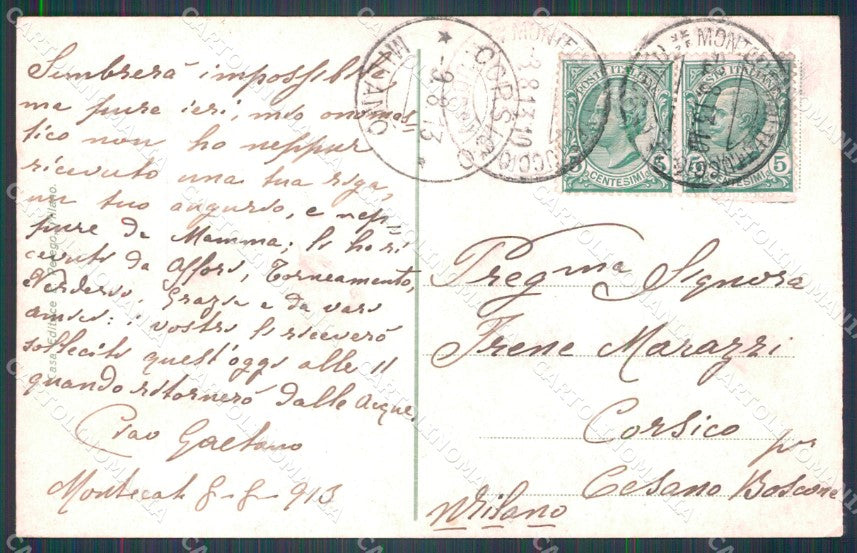 Pistoia Montecatini Parco delle Tamerici cartolina WX2079 – retro