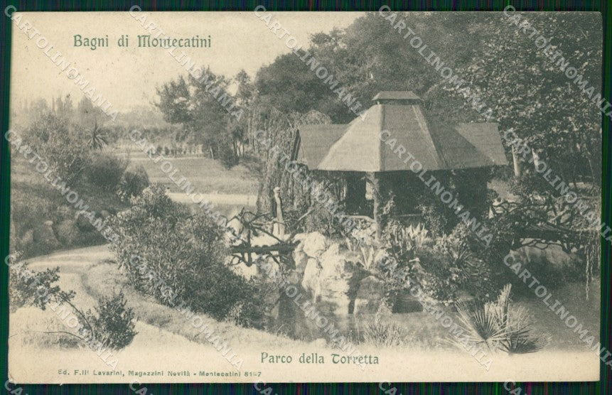 Pistoia Montecatini Parco della Torretta cartolina WX2119 – fronte