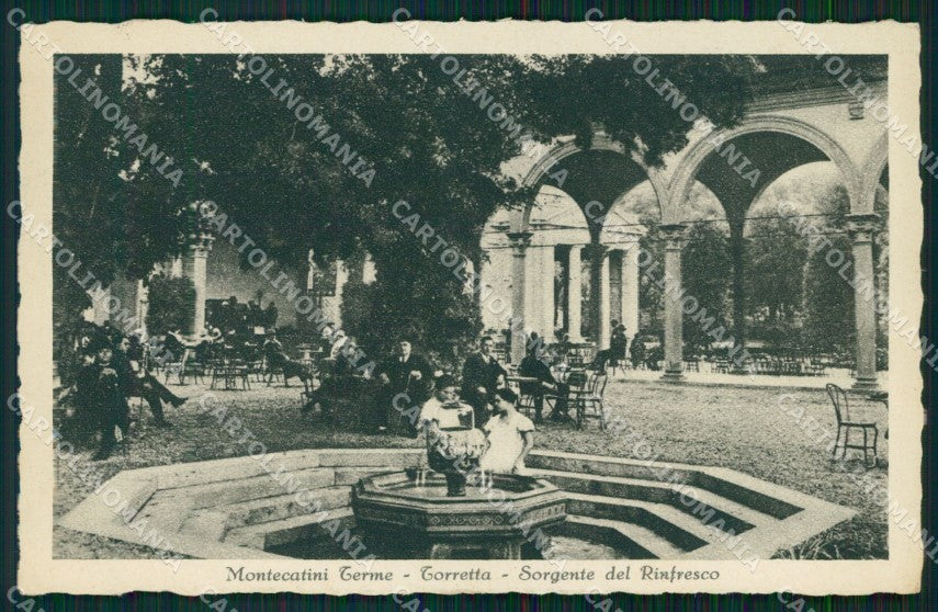 Pistoia Montecatini Stabilimento Torretta Sorgente cartolina WX2122 – fronte