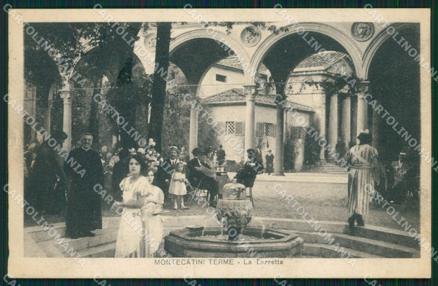 Pistoia Montecatini Stabilimento Torretta cartolina WX2123 – fronte