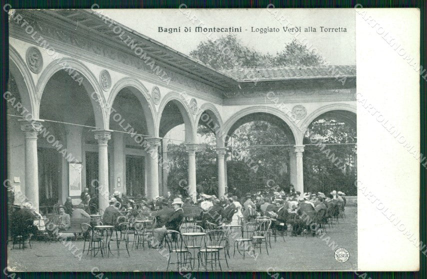 Pistoia Montecatini Torretta Loggiato Alterocca 4023 cartolina WX2125 – fronte