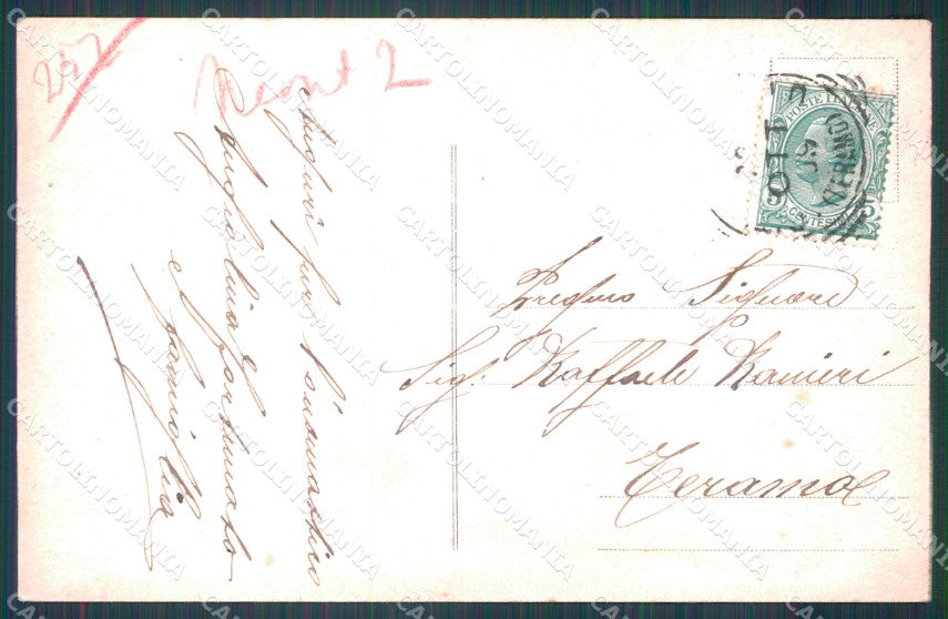 Pistoia Montecatini Torretta Loggiato Alterocca 4023 cartolina WX2125 – retro