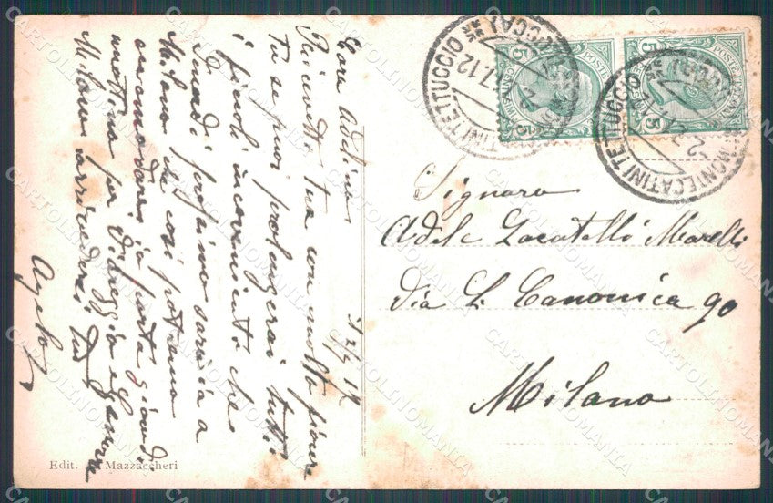 Pistoia Montecatini Excelsior Alterocca 4895 ABRASA cartolina WX2134 – retro