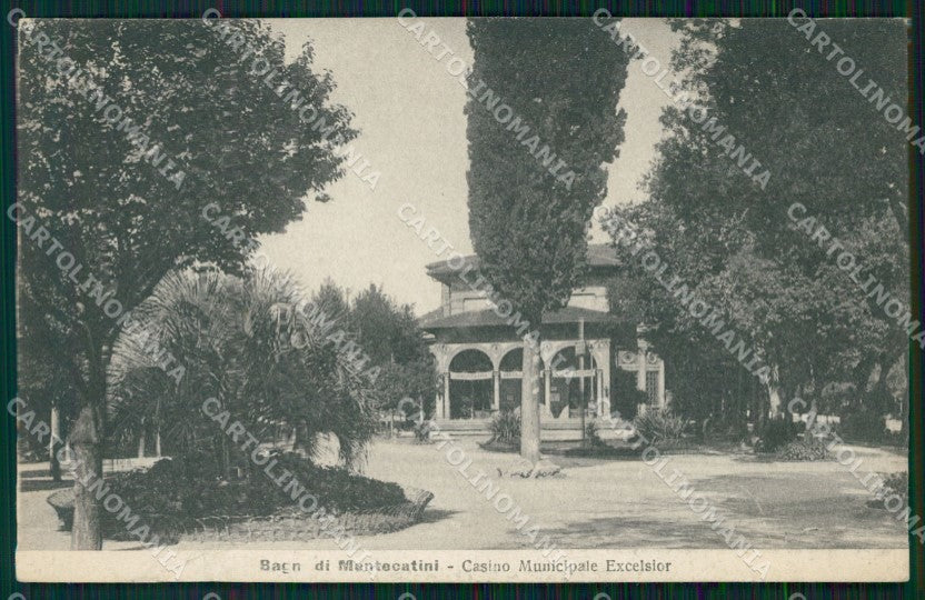 Pistoia Montecatini Casinò Municipale PIEGHINE cartolina WX2141 – fronte