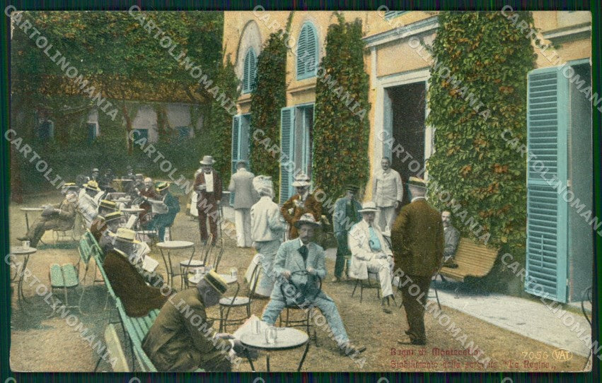 Pistoia Montecatini Sorgente La Regina Alterocca 7056 cartolina WX2142 – fronte