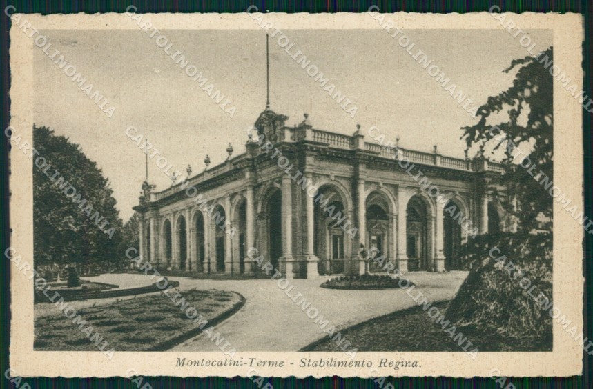 Pistoia Montecatini Stabilimento Regina cartolina WX2146 – fronte