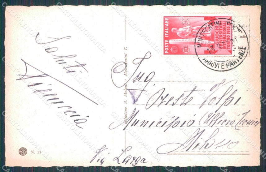 Pistoia Montecatini Parco della Regina cartolina WX2147 – retro