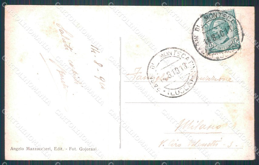 Pistoia Montecatini Sorgente Regina Alterocca 5019 cartolina WX2148 – retro