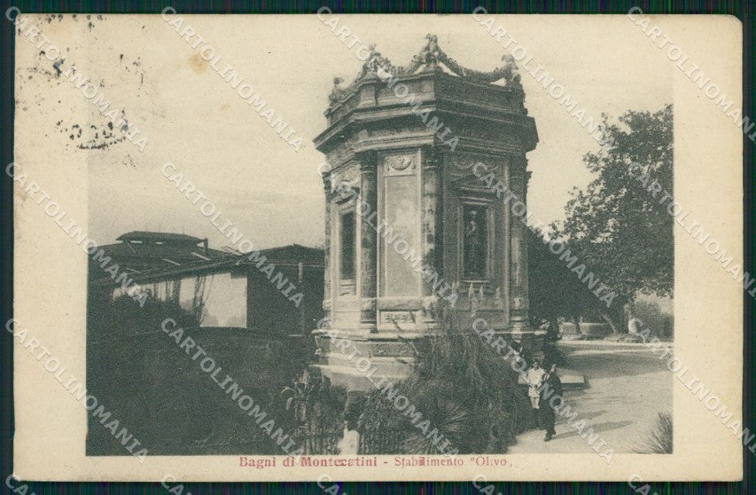 Pistoia Montecatini Stabilimento Olivo cartolina WX2158 – fronte