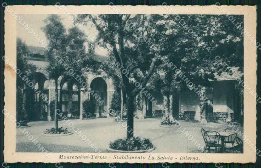 Pistoia Montecatini Stabilimento La Salute cartolina WX2161 – fronte