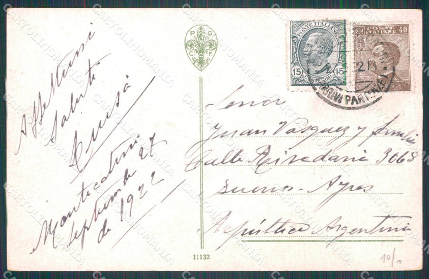 Pistoia Montecatini Viale Verdi cartolina WX2167 – retro