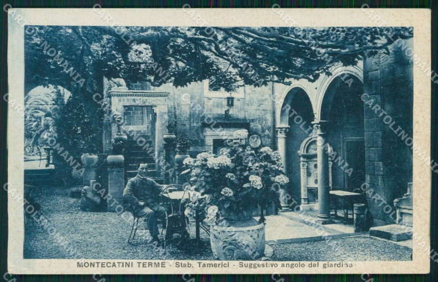 Pistoia Montecatini Stabilimento Tamerici cartolina WX2168 – fronte