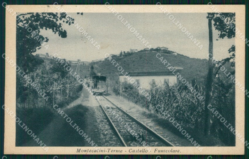 Pistoia Montecatini Funicolare cartolina WX2174 – fronte