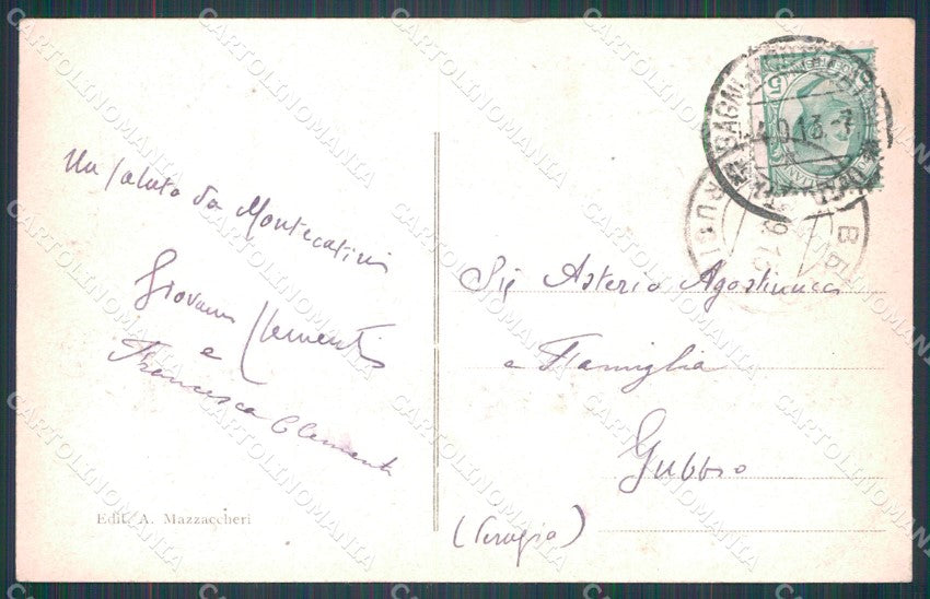 Pistoia Montecatini Funicolare Alterocca 5589 PIEGA cartolina WX2176 – retro