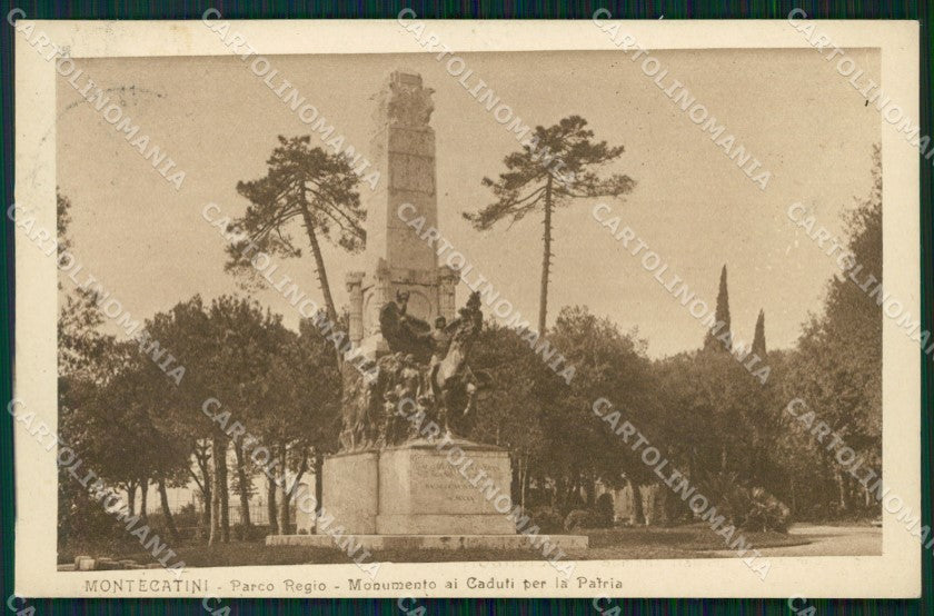 Pistoia Montecatini Parco Regio cartolina WX2177 – fronte