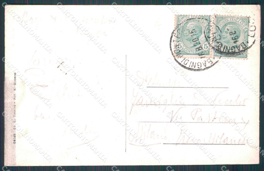 Pistoia Montecatini Alto cartolina WX2186 – retro