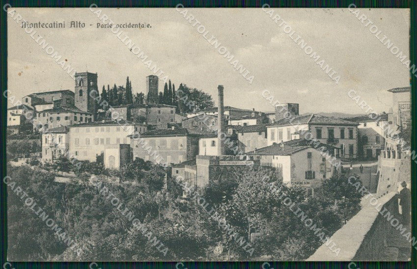 Pistoia Montecatini Alto PIEGA cartolina WX2187 – fronte