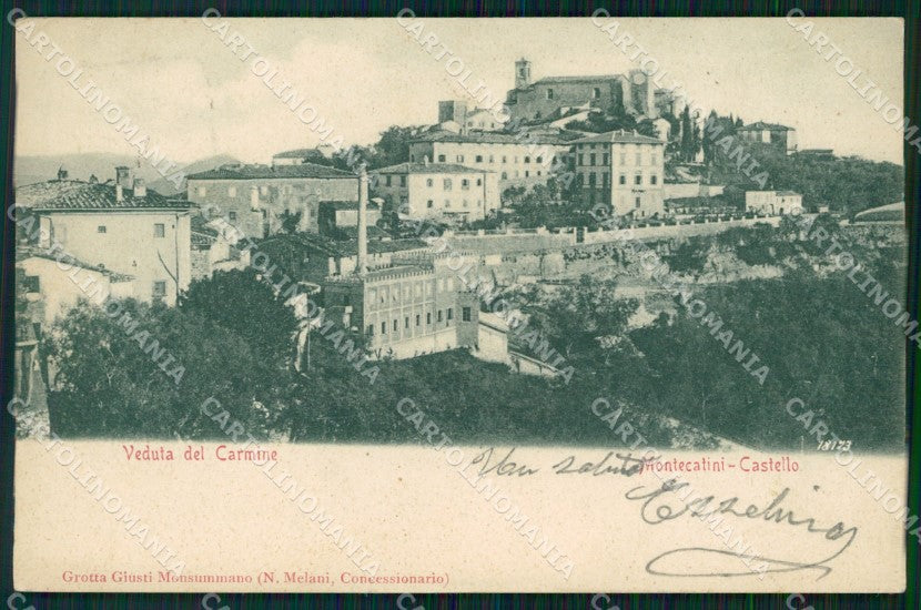 Pistoia Montecatini Castello di cartolina WX2194 – fronte