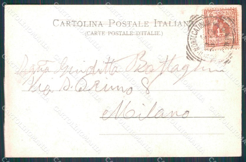 Pistoia Montecatini Castello di cartolina WX2194 – retro
